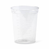 Medline Deluxe Sterile Urinalysis Collection Container - 6oz Graduated Specimen Cup