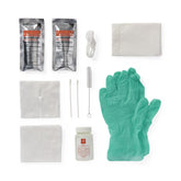 Medline Tracheostomy Care and Cleaning Tray - Sterile Medical Kit with Gloves, Gauze & Brush