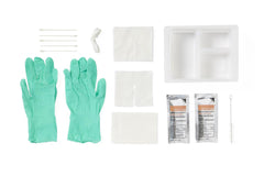 Medline Tracheostomy Care Kit with Peroxide - Sterile, Complete Single-Use Kit with Hydrogen Peroxide