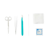 Sterile Minor Debridement Kit - Complete Wound Care Solution with Surgical Grade Instruments