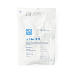 Medline Alcohol Prep Pad 7-Piece IV Start Kit - Complete Sterile IV Insertion Bundle