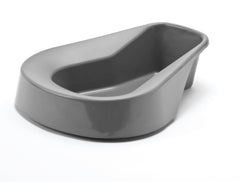 Medline Saddle Shaped Pontoon Stackable Bedpan - 350 lb Capacity, Durable Medical Grade Plastic