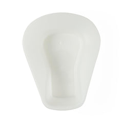 Medline Saddle Shaped Pontoon Stackable Bedpan - 350 lb Capacity, Durable Medical Grade Plastic