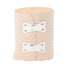 Medline Soft-Wrap Elastic Bandages - Premium Support & Compression Wrap with Closure Clips