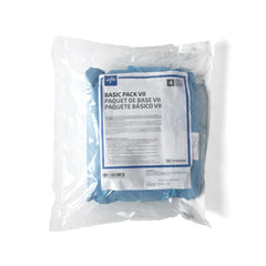 Medline Sterile Basic Surgical Pack VII, Eclipse - Complete Surgical Drape Kit with Reinforced Gowns (Case of 5)