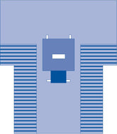 Medline Sterile Transverse Surgical Laparotomy T-Drape - Premium SMS Fabric with Absorbent Reinforcement