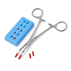 X-Ray Detectable Blue Foam Suture Boots - Sterile Surgical Instrument Protection