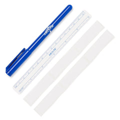 Sterile Surgical Skin Marker with 6-Inch Ruler - Gentian Violet Ink - Medical Grade Marking Pen