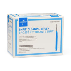 Medline ENFit Cleaning Brushes - Single-Use Sterile Enteral Feeding Connector Cleaning Tool (100/Case)