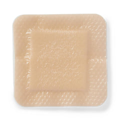 Equos 5-Layer Square Foam Wound Dressing with Silicone Adhesive Border - Advanced Exudate Management