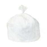 Premium White Low-Density Trash Can Liners - Heavy Duty Waste Bags | Multiple Sizes Available
