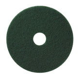 Medline Low-Speed Scrubbing Pad - Heavy Duty Floor Cleaning & Stripping - 20 Inch Green (EVSPSCRUB20G)