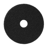 Heavy-Duty Low Speed Floor Stripping Pads - Black 17-20 Inch - Professional Wet Stripping for Commercial Floors