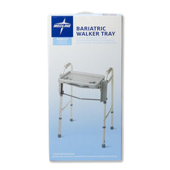 Bariatric Walker Tray with Cup Holders - Heavy Duty Folding Accessory for Wide Frame Walkers