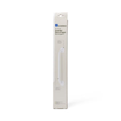 White Enameled Grab Bars - Safety Support Rails for Bathroom, Kitchen & Stairs