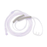 Soft Touch Nasal Oxygen Cannula with Foam Ear Covers - Crush-Resistant Tubing