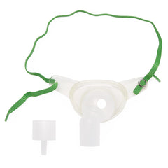 Medline Pediatric Tracheostomy Mask with Swivel Adapter - 22mm Corrugated Tubing Compatible, Case of 50
