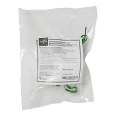 Medline Pediatric Tracheostomy Mask with Swivel Adapter - 22mm Corrugated Tubing Compatible, Case of 50