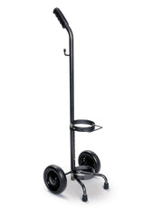 Medical Oxygen Cylinder Rolling Cart for D & E Tanks - Adjustable Handle Transport Dolly