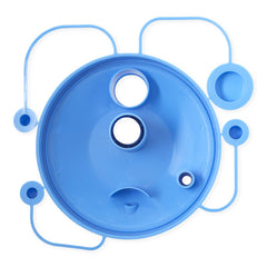 Rigid Suction Canister Kit with Sealing Lid, 850mL - Latex-Free Disposable Medical Suction System