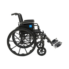 K3 Guardian Lightweight Wheelchair - 35 lbs Foldable Manual Wheelchair with Removable Arms