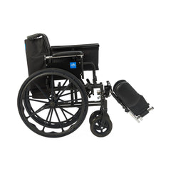 K3 Guardian Lightweight Wheelchair - 35 lbs Foldable Manual Wheelchair with Removable Arms