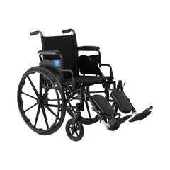 Medline Guardian K4 Lightweight Wheelchair - 300 lbs Capacity, Foldable Manual Wheelchair with Removable Armrests