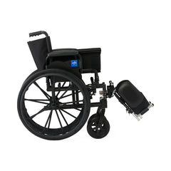Medline Guardian K4 Lightweight Wheelchair - 300 lbs Capacity, Foldable Manual Wheelchair with Removable Armrests