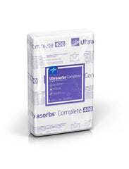 Medline Ultrasorbs Complete Premium Underpads - 30 x 36 Inch - Ultra Absorbent - Air Permeable - Case of 60