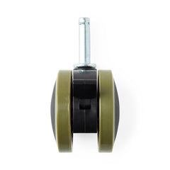 Medline Rubber Edge Caster Set for Homecare Beds - 4-Piece Set