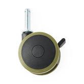 Medline Rubber Edge Caster Set for Homecare Beds - 4-Piece Set