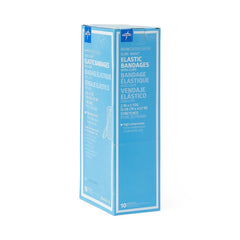 Medline Sure-Wrap Nonsterile Elastic Bandages with Closure Clips - Medical Grade Compression Wrap for Arms, Legs, Hands & Feet