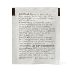 Medline Cleansing Wet Wipes - Alcohol-Based Sanitizing Wipes, 5 x 7 Inch