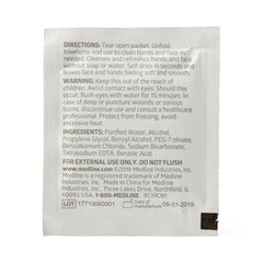 Medline Premoistened Cleansing Towelettes - 5x7 Inch Personal Care Wipes (MDS094181)