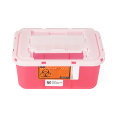 Multipurpose Sharps Container - Locking Medical Waste Disposal for Restricted Access Areas