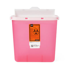 Medline Sharps Containers - Medical Waste Disposal with Multiple Lid Options (8-12 Gallon)