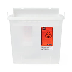 Medline Sharps Containers - Medical Waste Disposal with Multiple Lid Options (8-12 Gallon)