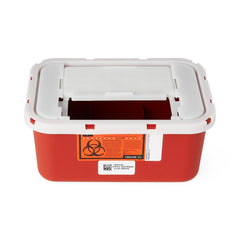 Multipurpose Sharps Container - Locking Medical Waste Disposal for Restricted Access Areas