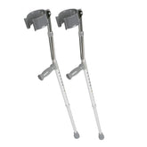 Guardian Aluminum Forearm Crutches - Adjustable Medical Mobility Aid for Adults, Youth & Children