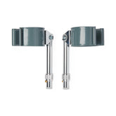 Medline Forearm Crutch Cuffs with Pushbutton Extension Tubing - Latex-Free, Pair of 2