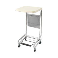 Medline Soiled Linen Hamper with Foot Pedal - Heavy-Duty Mobile Laundry Cart