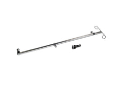 Wheelchair IV Pole Attachment - Adjustable Height Steel IV Stand for Excel 18" Wheelchairs