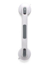 Suction Cup Grab Bar - 12 Inch White Safety Handle with 250 lb Capacity