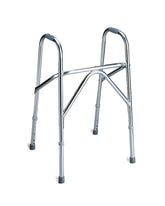 Medline Rigid Non-Folding Walker - Heavy Duty Mobility Aid with Adjustable Height (250 lbs Capacity)