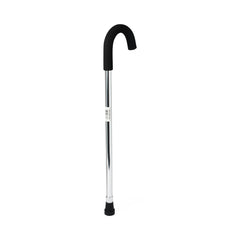 Standard Aluminum Cane with Adjustable Height - Lightweight Walking Support Cane