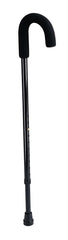 Standard Aluminum Cane with Adjustable Height - Lightweight Walking Support Cane
