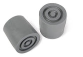 Walker Tip Replacement Glide Caps - 1 Inch Diameter (Set of 2)