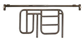 Medline Spring-Loaded Universal Clamp-On Half Rail - Pair of 2