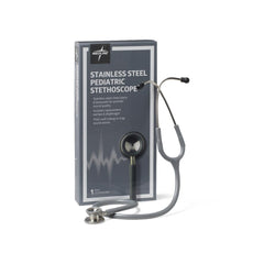 Medline Elite Pediatric Stainless Steel Stethoscope - Professional Grade Diagnostic Tool MDS92200