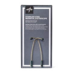Medline Elite Pediatric Stainless Steel Stethoscope - Professional Grade Diagnostic Tool MDS92200